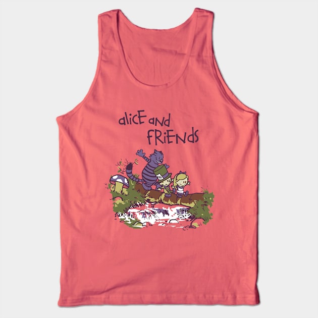 Alice and Friends Tank Top by Arinesart